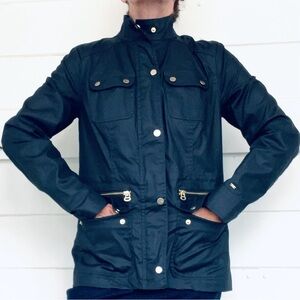 Tommy Hilfiger Navy Utility/ Rain Jacket. Size S.